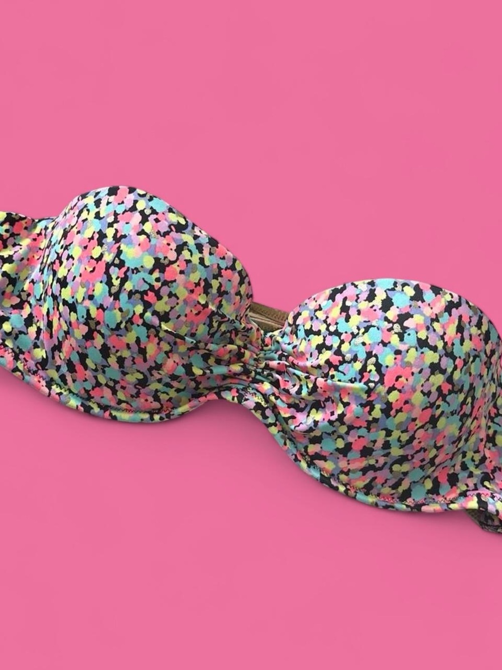 Dead stock VSWomen’s Multicolor Floral Bandeau Bikini